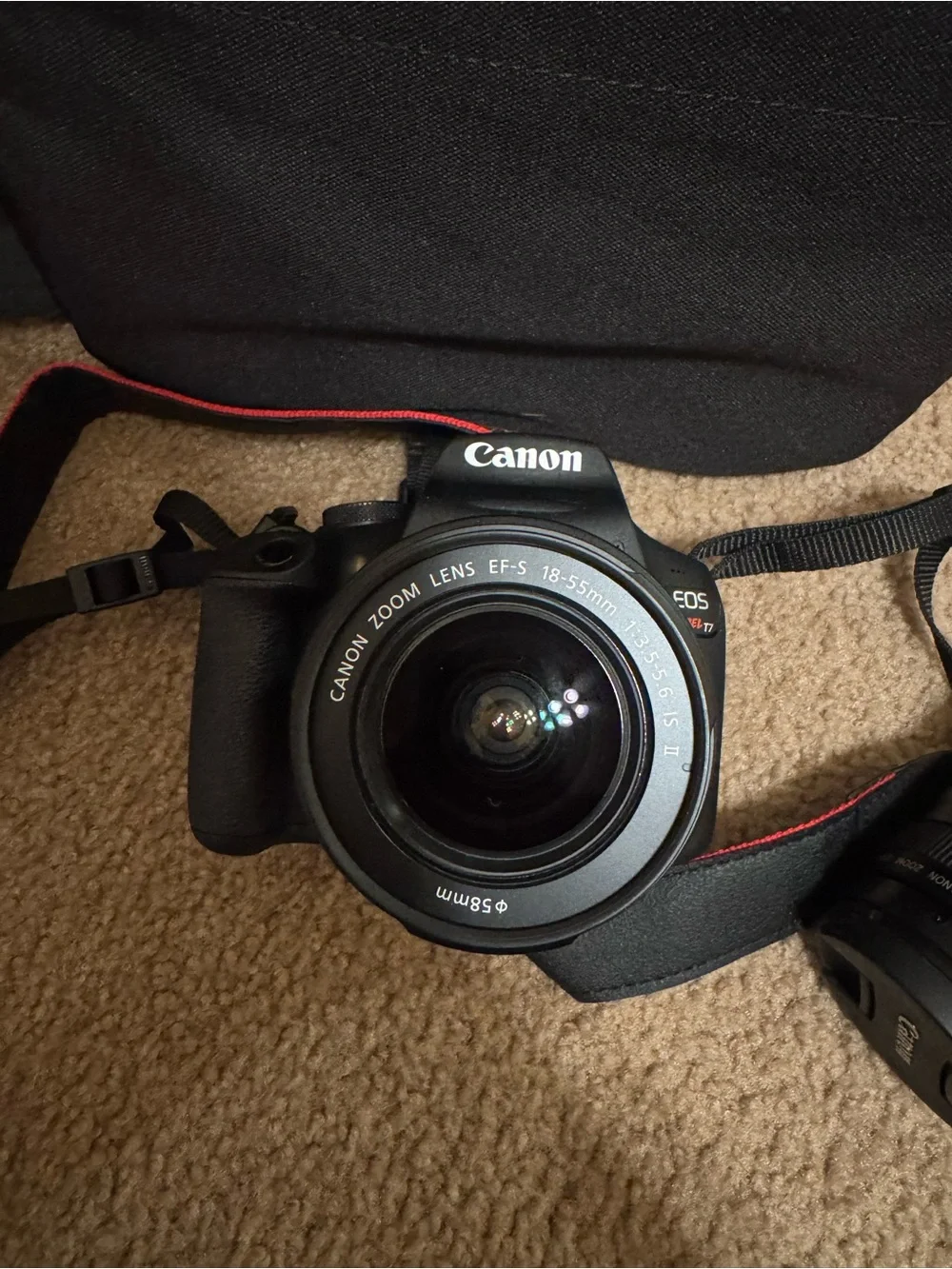 Canon EOS Rebel T7 DSLR Camera - Black